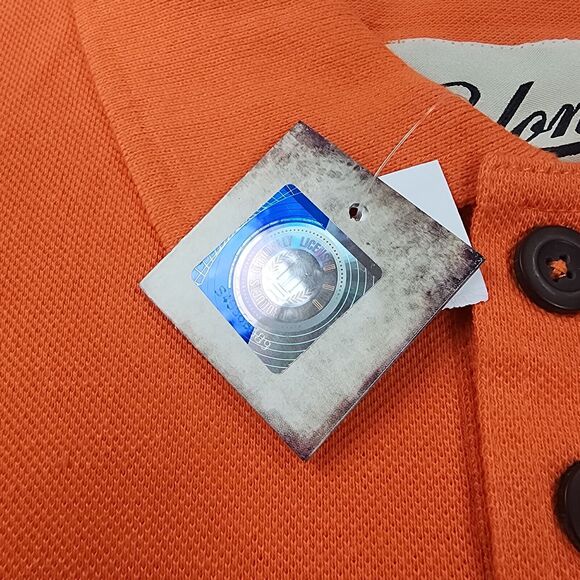 University Of Florida Gators Polo Shirt Mens Large Orange Colony Short Sleeve - Picture 3 of 16